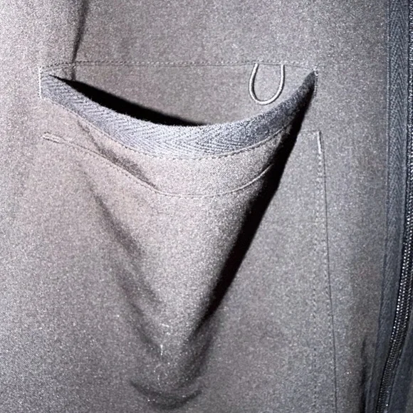 FIGS Bellery Scrub Jacket Women's Size XL Black Technical Collection Full Zip - Picture 9 of 11